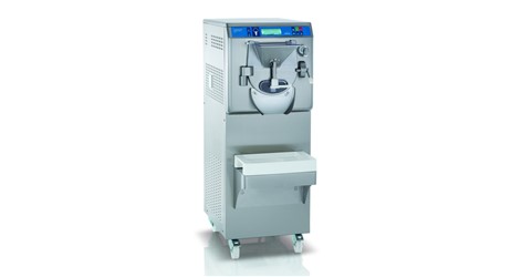 Eismaschine Carpigiani Labotronic 15/60 HE-H I:     	Abmessungen: 	B 520/ T 650/ H 1400    	Fassungsvermögen/Inhalt: 	2,5-10